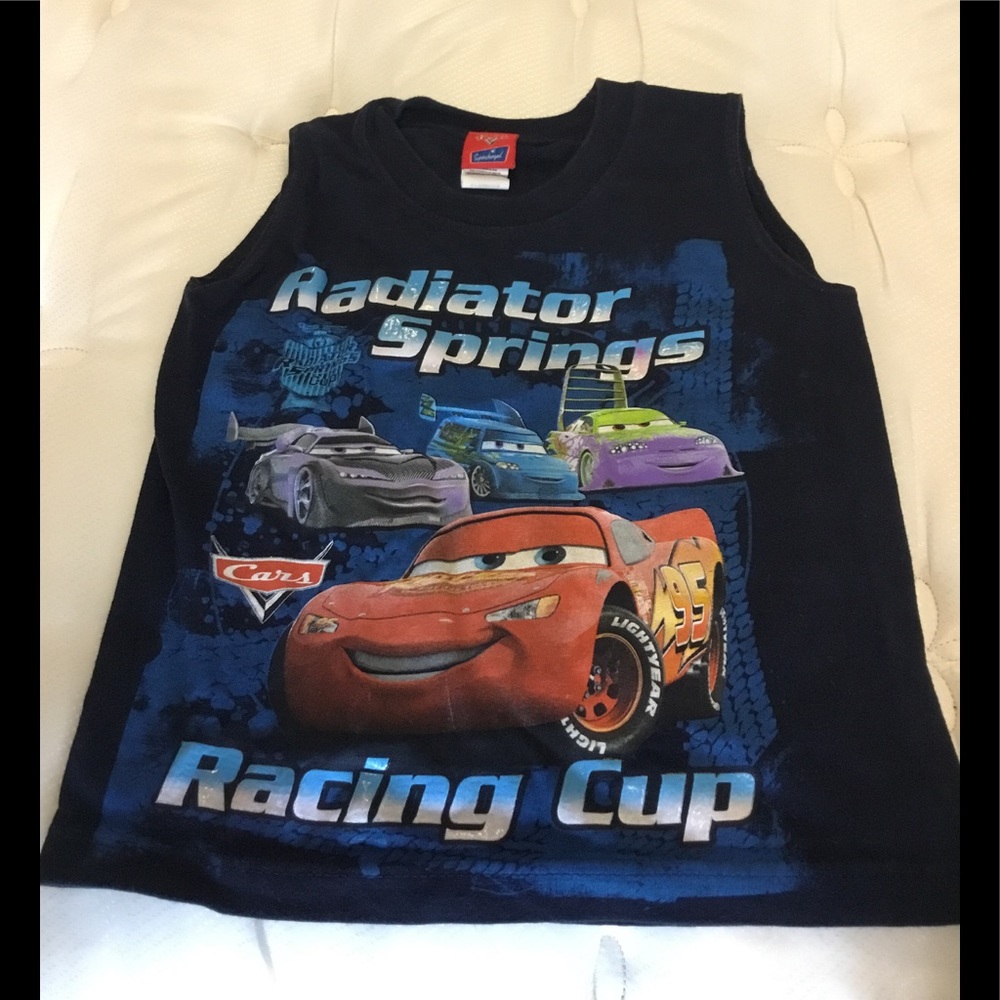 Disney Pixar Cars Supercharged Boys Shirt S(4)